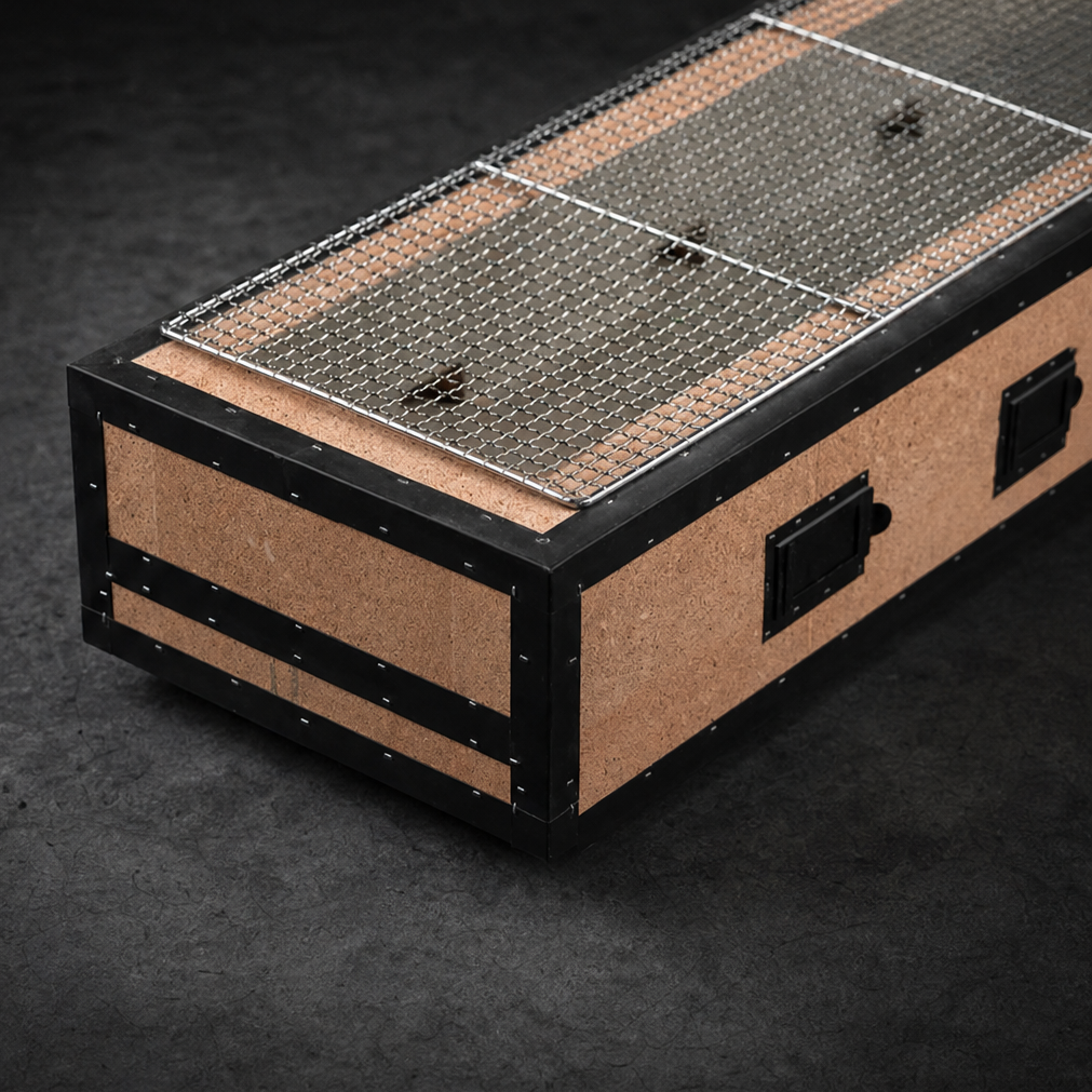 Okunoto Japanese Konro Hibachi Grill Extra Large (Wide) BBQ