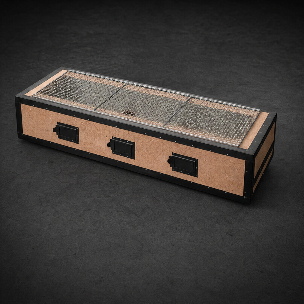 Okunoto Japanese Konro Hibachi Grill Extra Large (Wide) BBQ