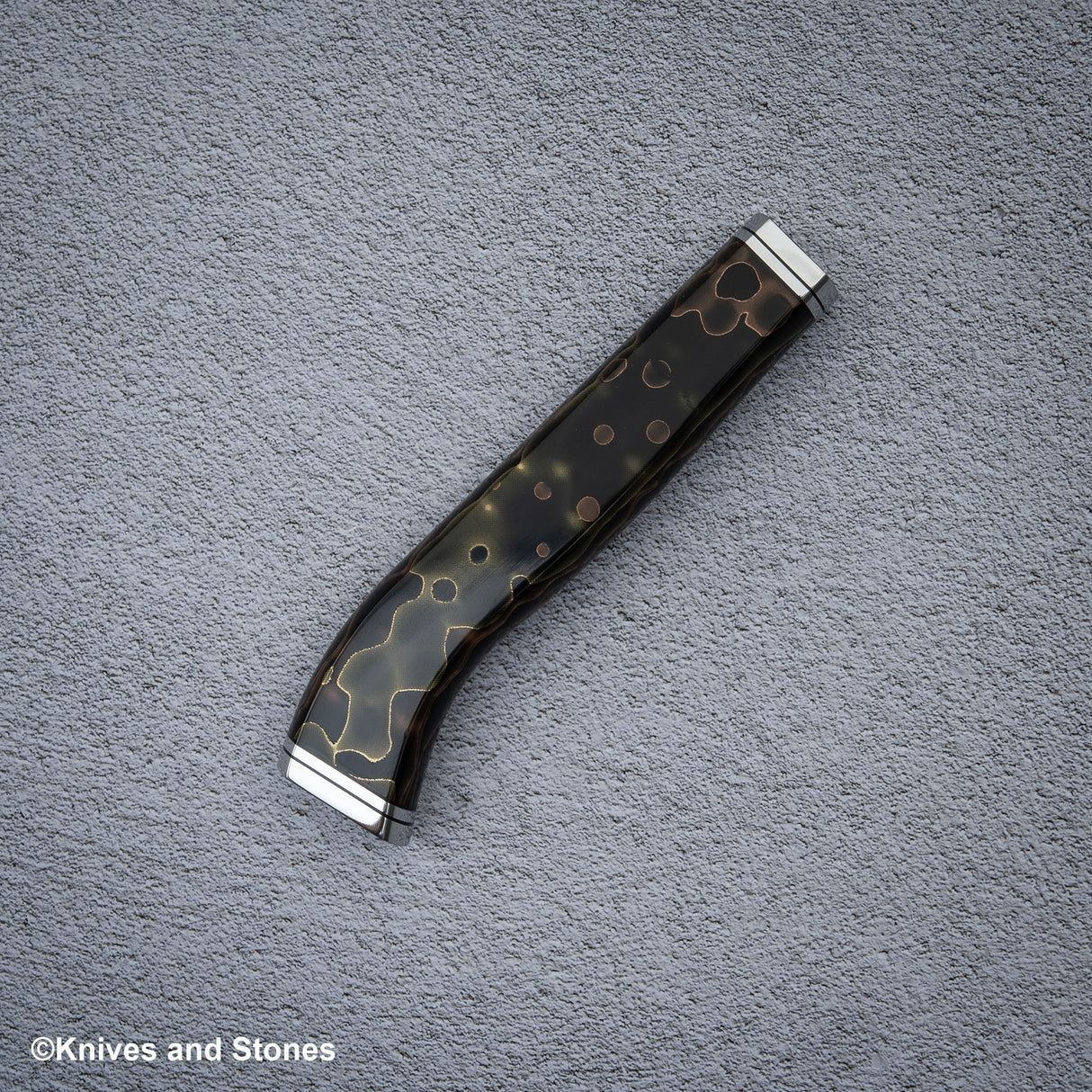 The Copper Mesh Nenox Style WA Handle for Gyuto / Yanagiba