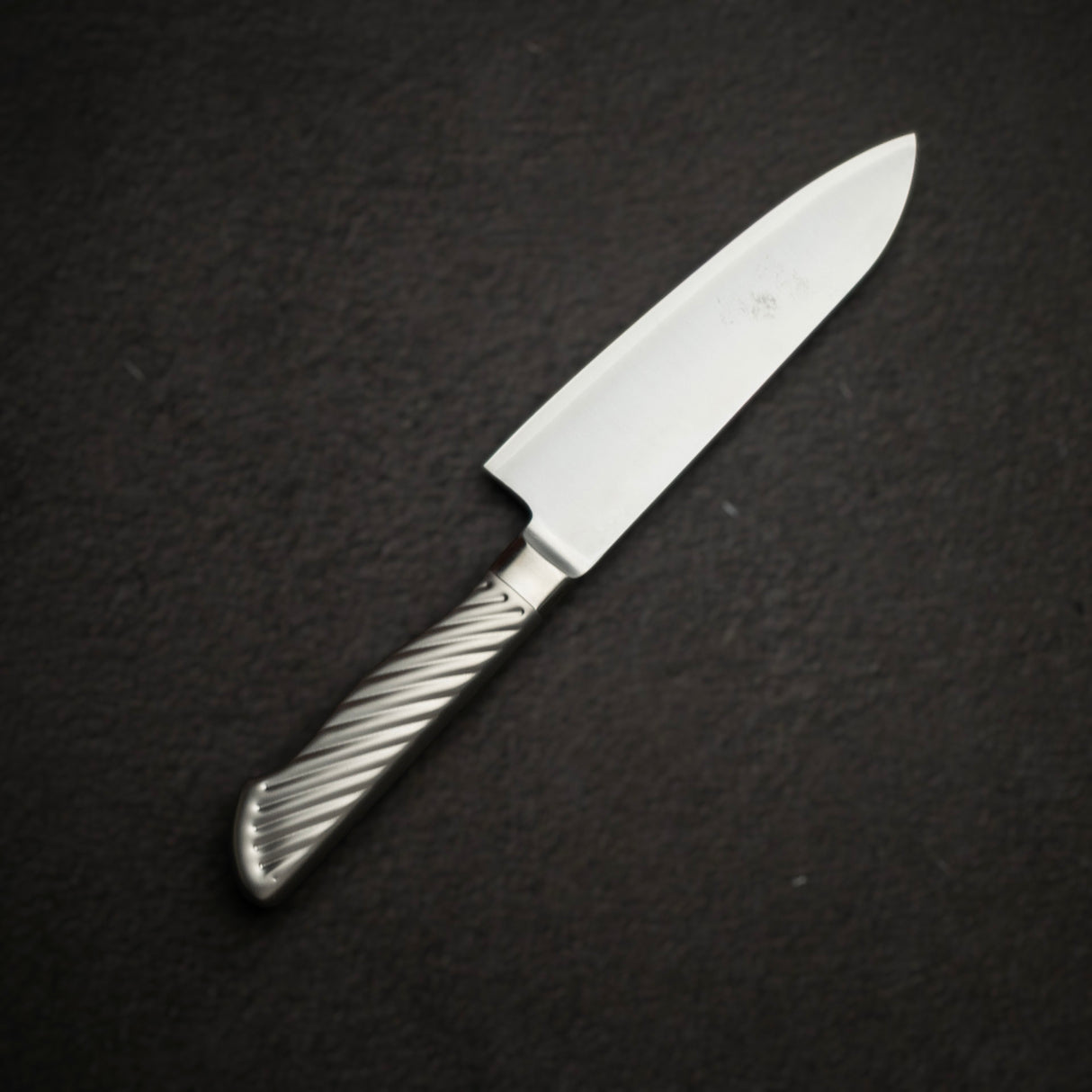 K&S AUS10 모노스틸 산토쿠(다용도칼) 165mm 메탈 핸들