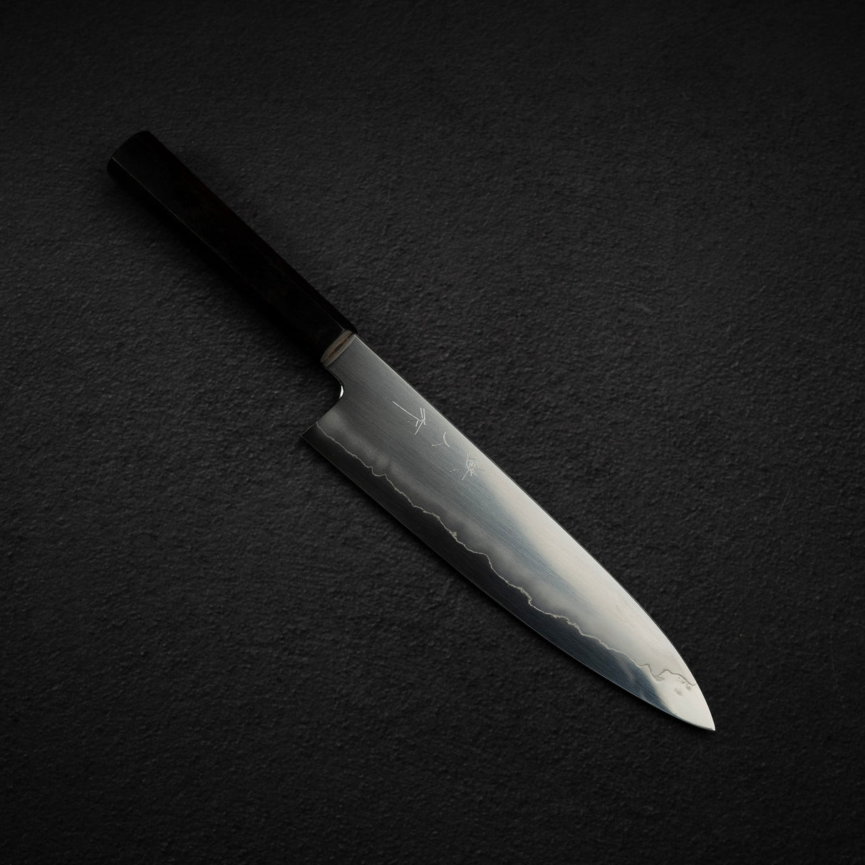 테츠진 은삼강 우키바 규토(셰프나이프) 210mm 에보니 핸들