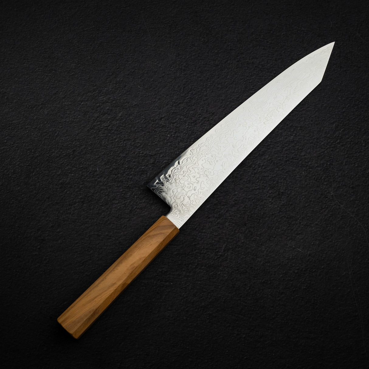 하츠코코로 류효 SG2 다마스커스 K팁 규토(셰프나이프) 240mm 올리브우드 핸들