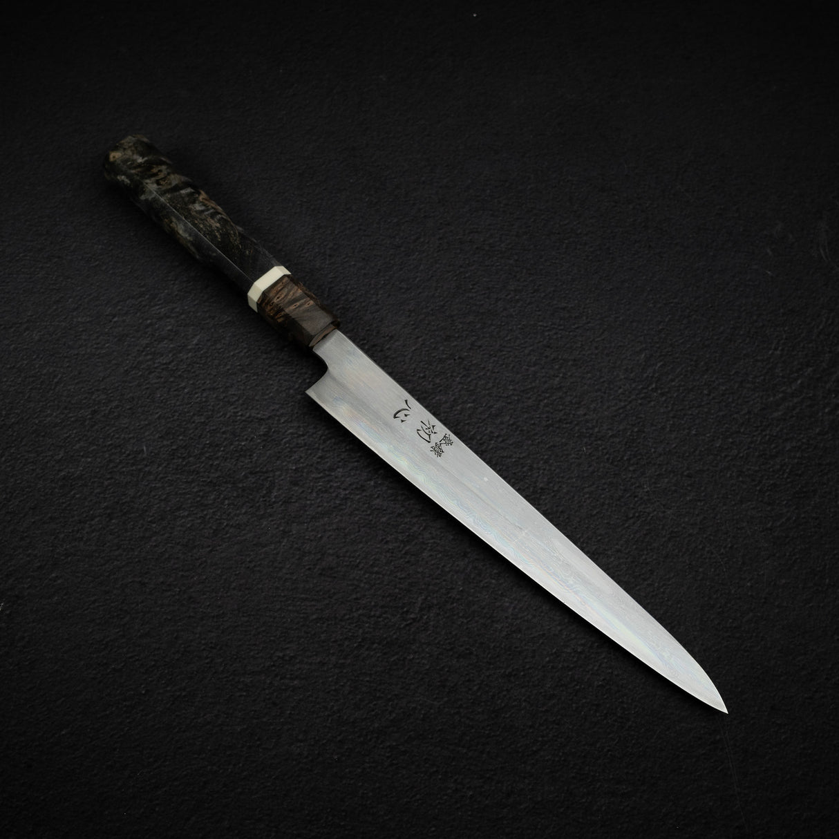 하츠코코로 x 나카가와 사토시 청1강 다마스커스 스지히키 240mm