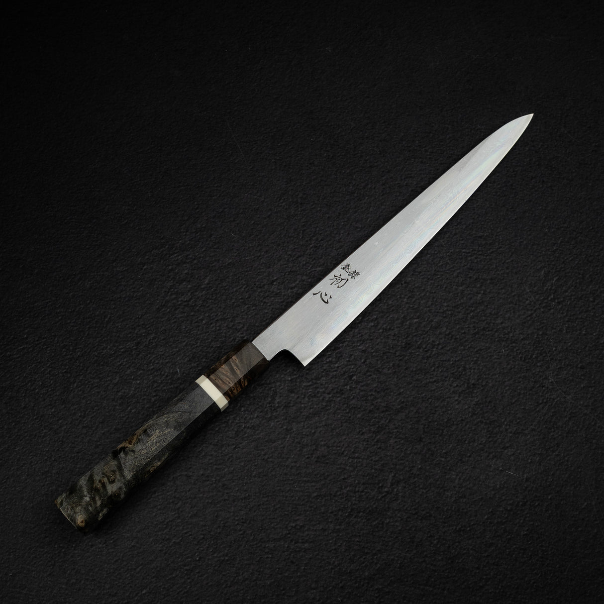 하츠코코로 x 나카가와 사토시 청1강 다마스커스 스지히키 240mm