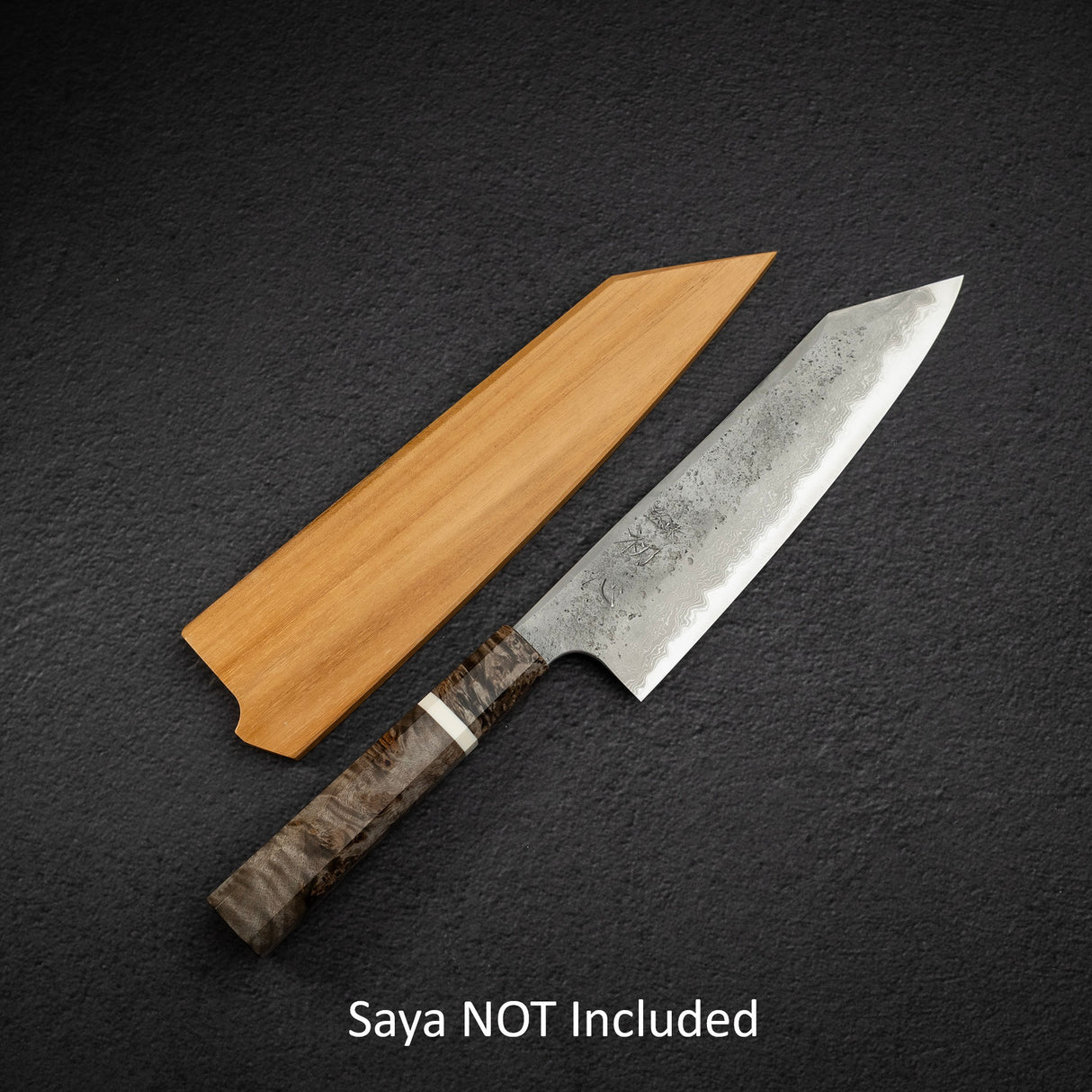 Nigara x Hatsukokoro Ryusui Blue 2 Damascus Nashiji K-tip Gyuto 210mm