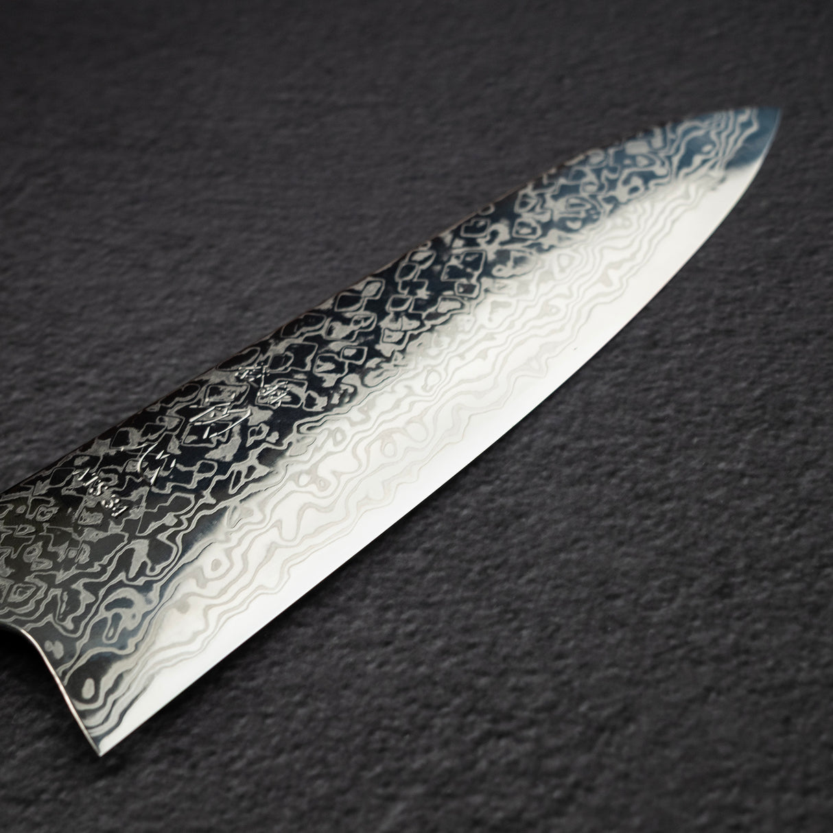 하츠코코로 긴가 ATS34 다마스커스 산토쿠(다용도칼) 180mm