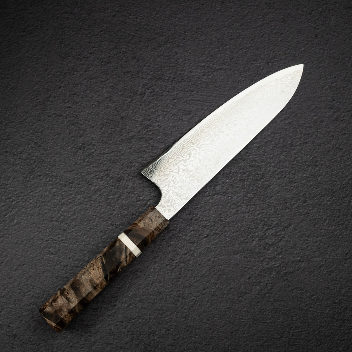 하츠코코로 긴가 ATS34 다마스커스 산토쿠(다용도칼) 180mm