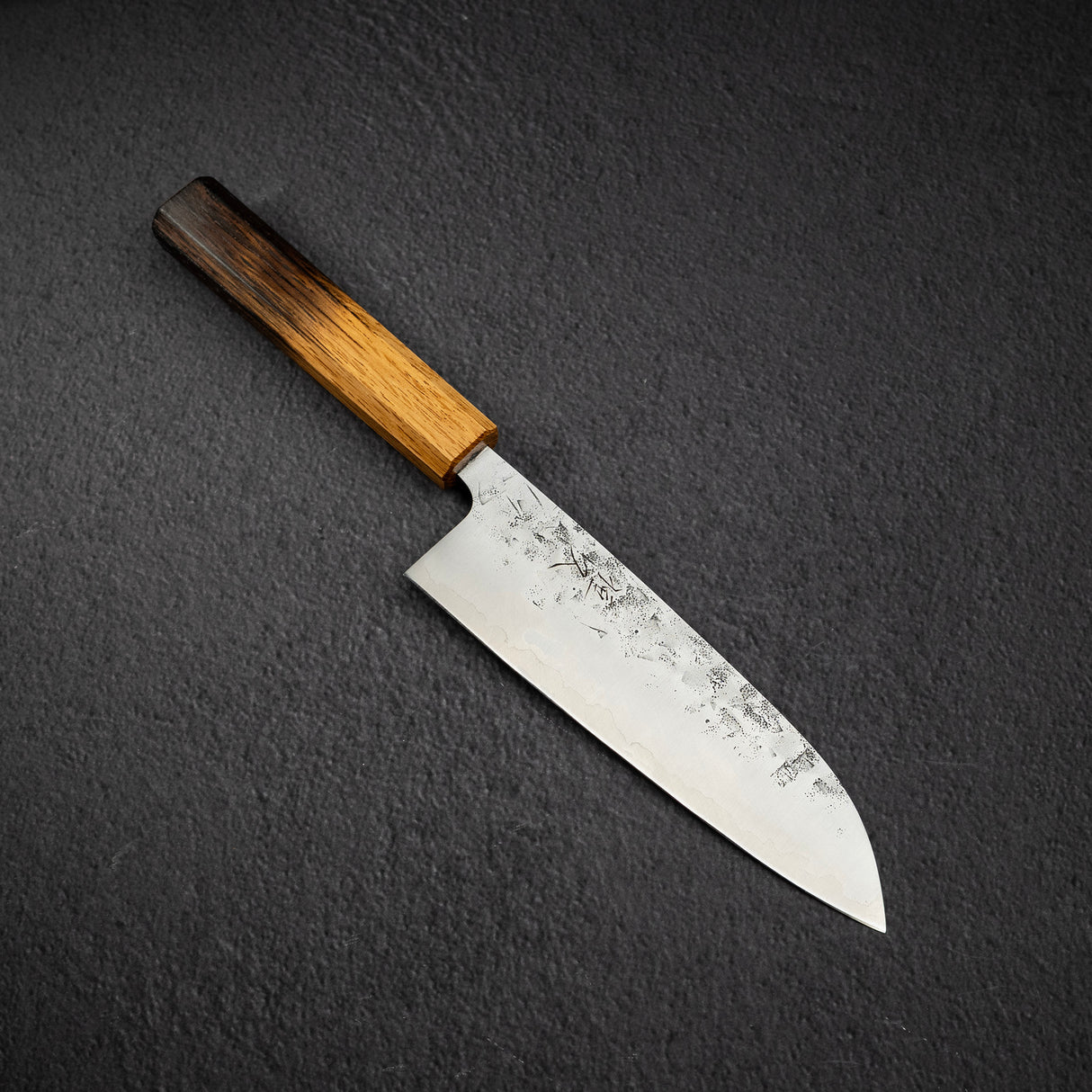 츠네히사 SLD 강 와시지 산토쿠(다용도칼) 170mm 번트 카시 핸들