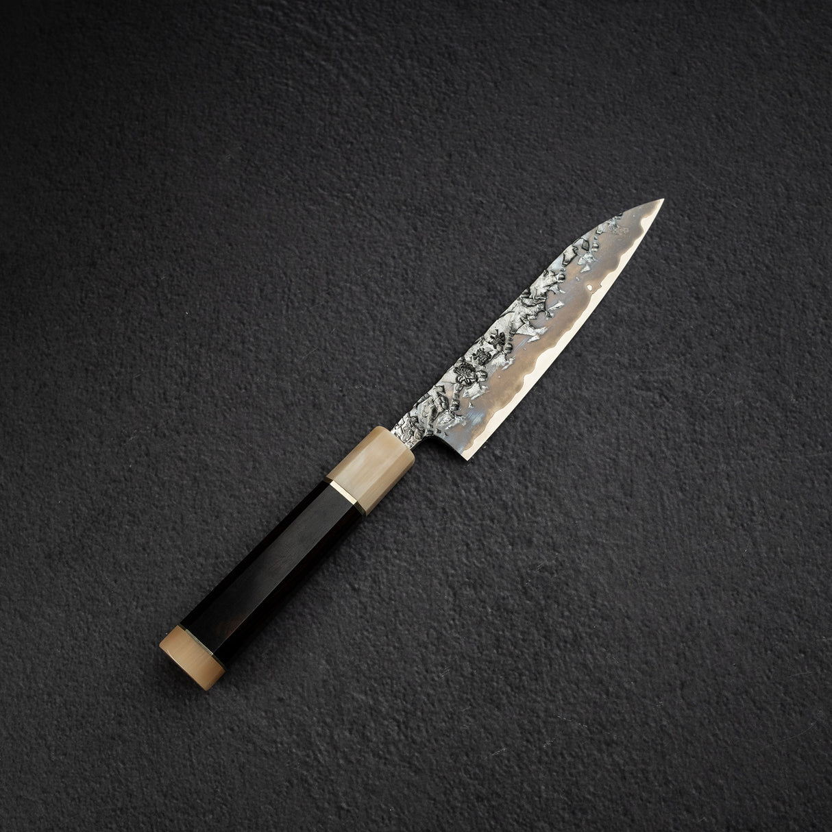 마나카 키스케 x 신궈 ATS34 페티 츠치메 경면 카스미 150mm 칼집 포함