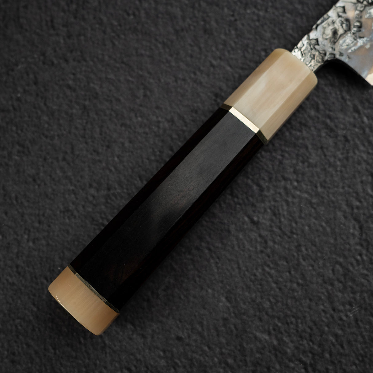 마나카 키스케 x 신궈 ATS34 페티 츠치메 경면 카스미 150mm 칼집 포함