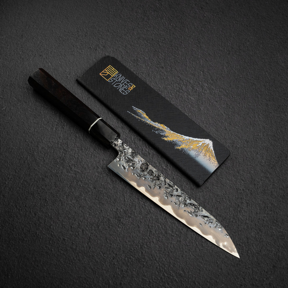 키스케 x 싱궈 ATS34 츠치메 경면 카스미 페티 180mm 칼가드 포함