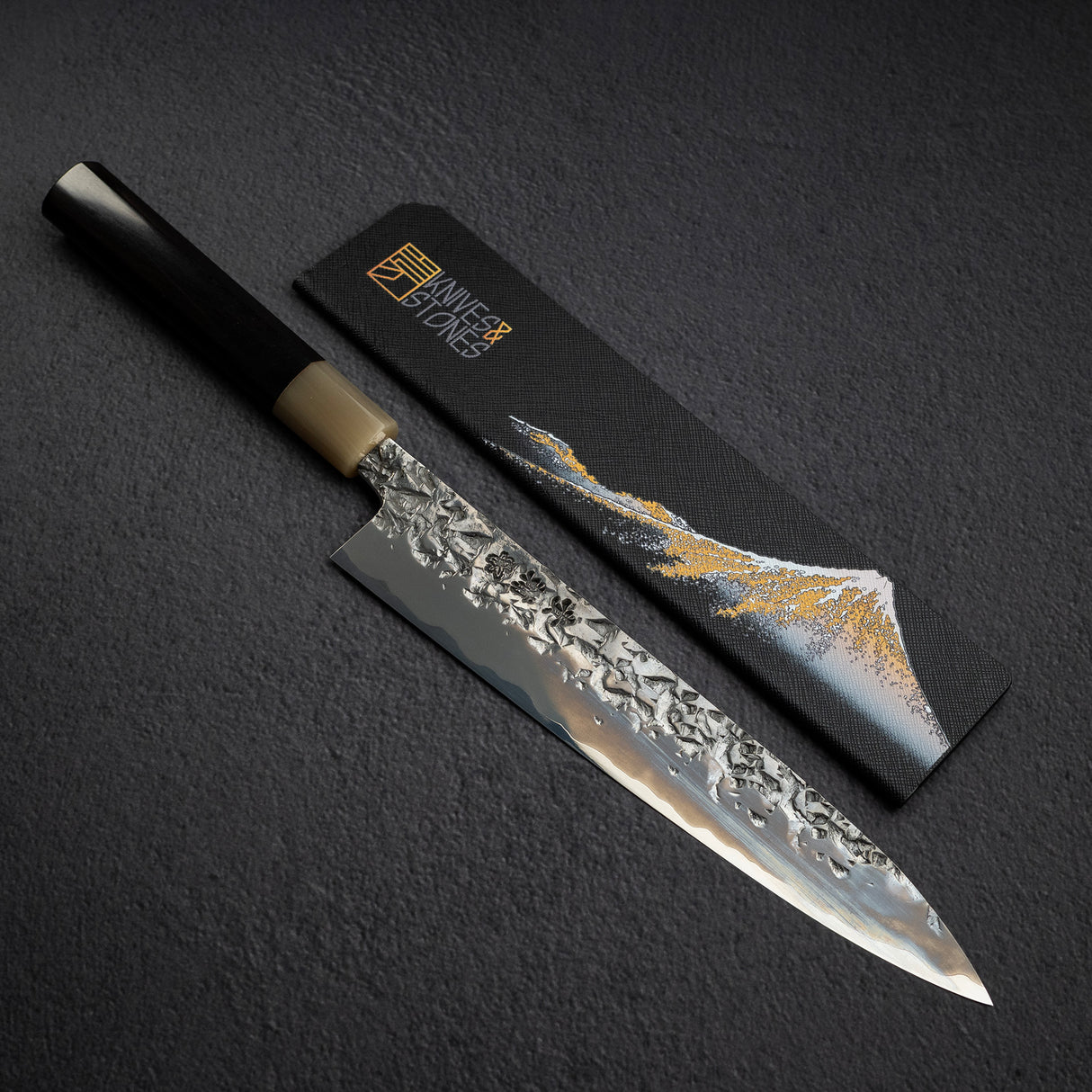 키스케 x 싱궈 ATS34 츠치메 경면 카스미 스지히키 240mm 칼가드 포함