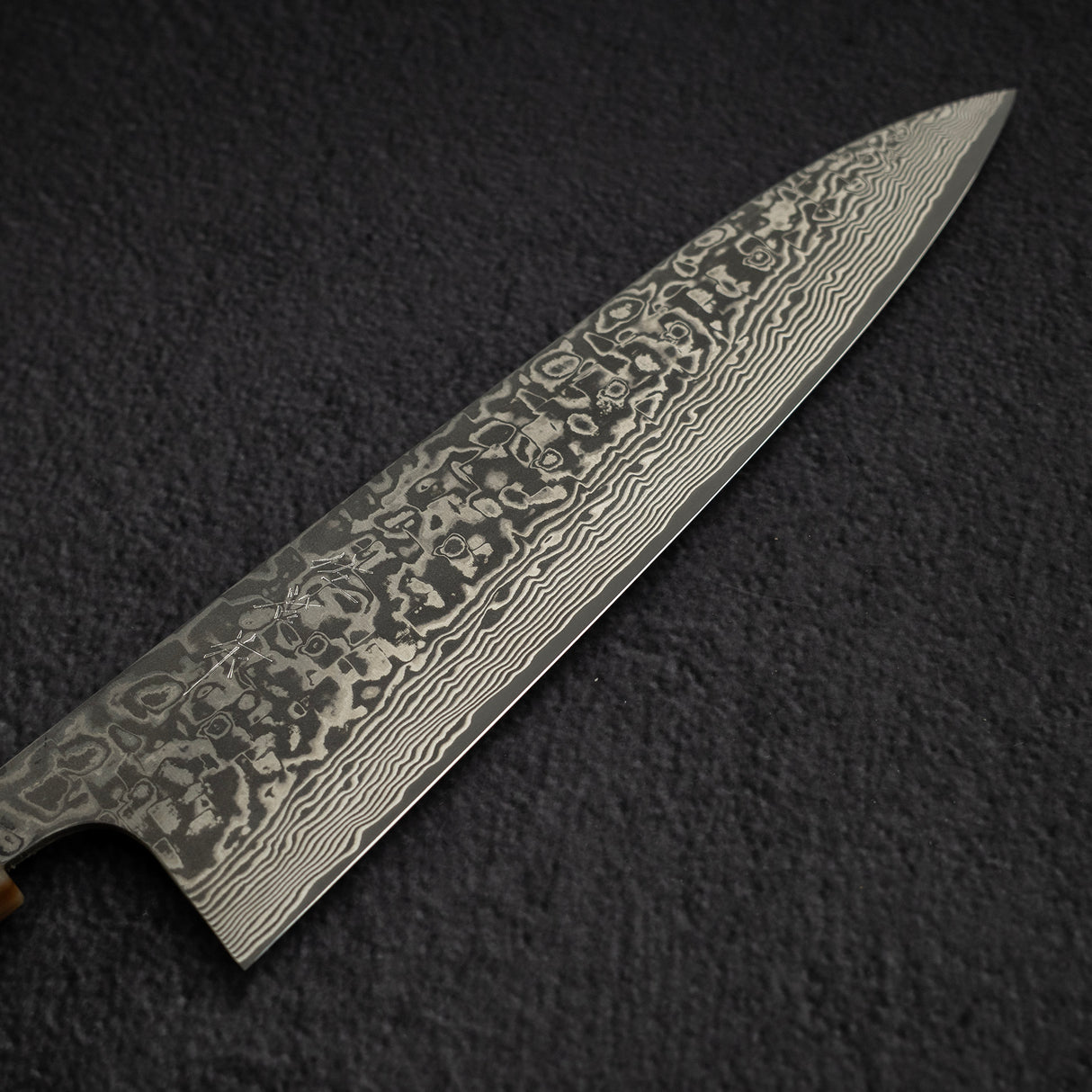 사지 타케시 SG2 쿠로조메 다마스커스 규토(셰프나이프) 210mm 아이언우드 핸들 웬지 사야 포함