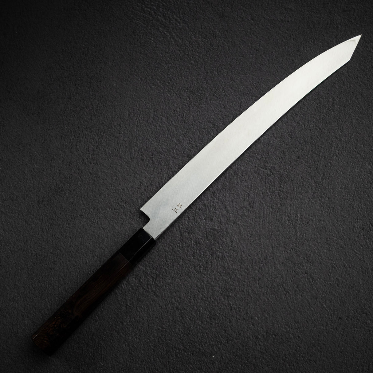 하츠코코로 x 시미즈 은삼강 다마스커스 K팁 오오조리 야나기바(사시미칼) 330mm