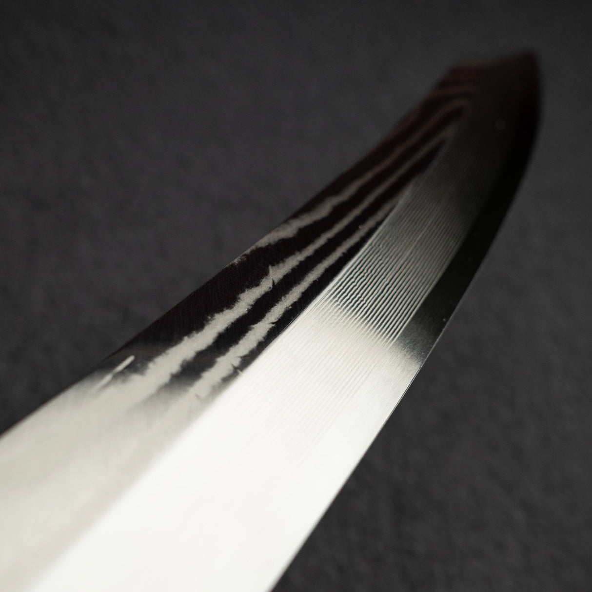 하츠코코로 x 시미즈 은삼강 다마스커스 K팁 오오조리 야나기바(사시미칼) 330mm