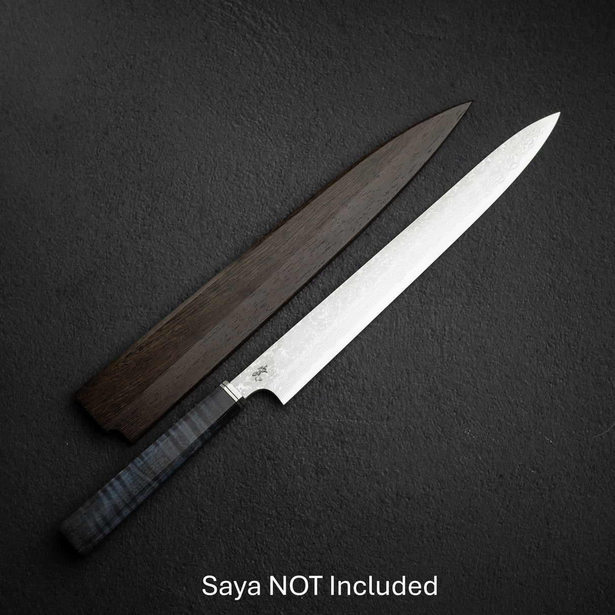 Hatsukokoro x Yoshihiro Yauji Blue 2 Damascus Yanagiba 330mm Old Stock