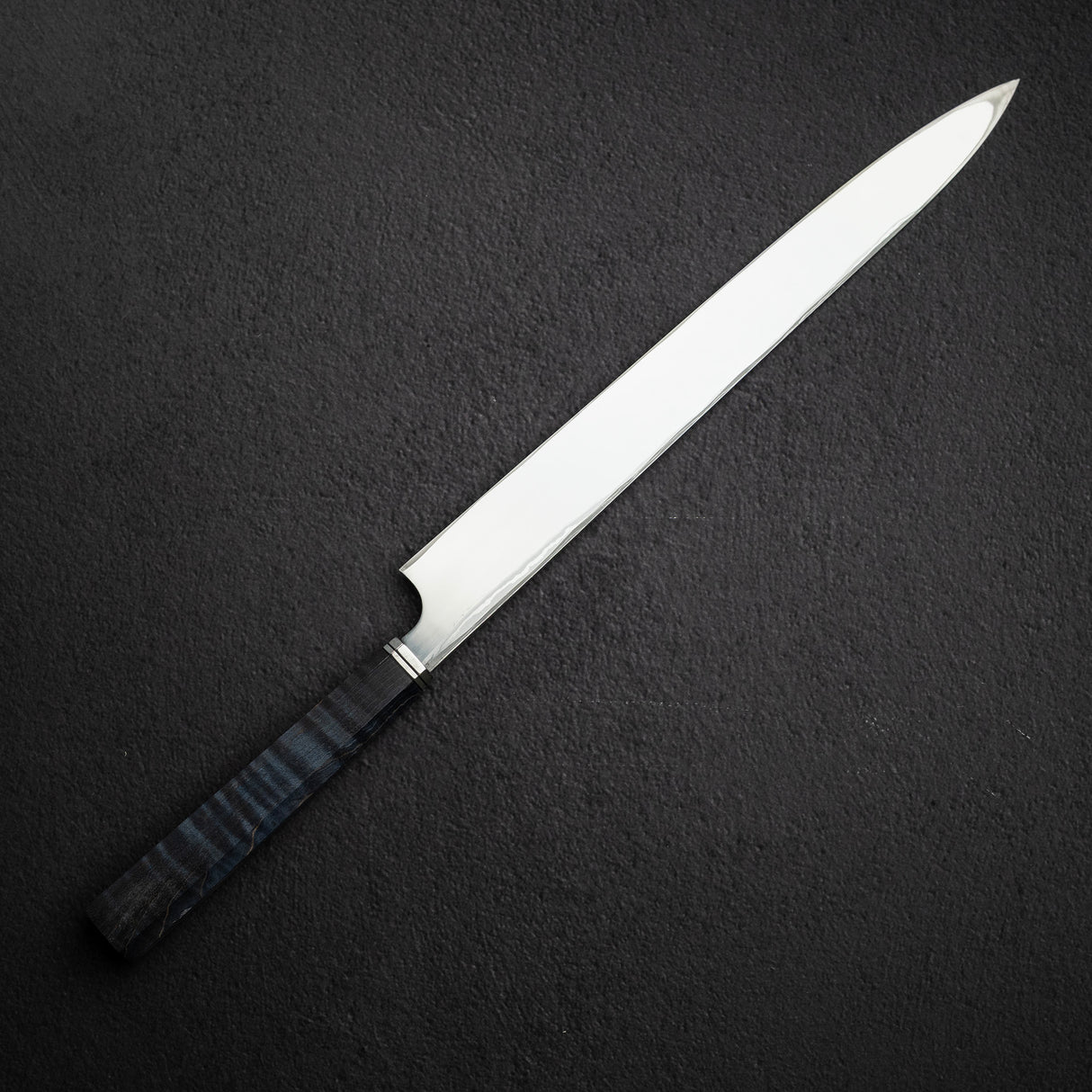 Hatsukokoro x Yoshihiro Yauji Blue 2 Damascus Yanagiba 330mm Old Stock