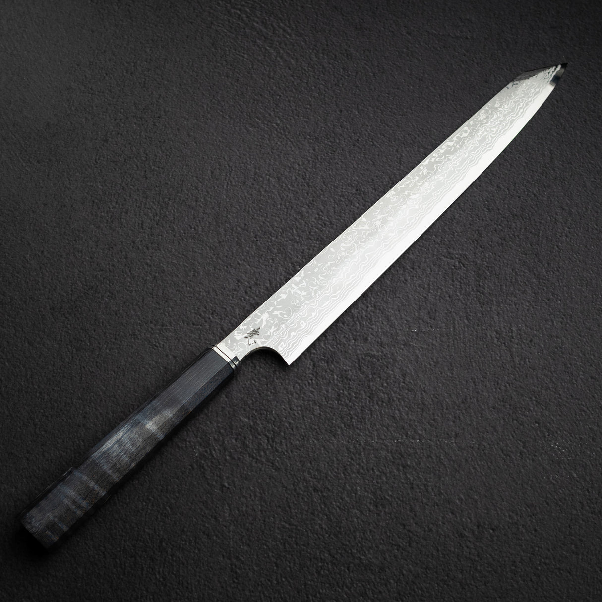 하츠코코로 x 요시히로 야우지 청2강 다마스커스 K팁 야나기바(사시미칼) 330mm