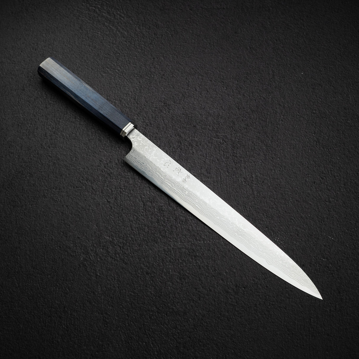 Hatsukokoro x Yoshihiro Yauji Blue 2 Damascus Yanagiba 270mm