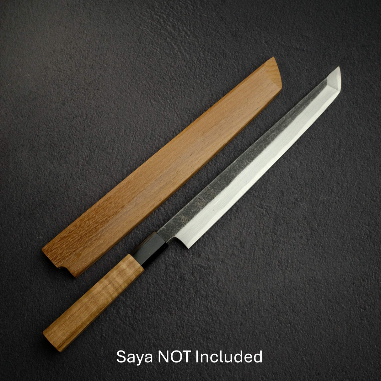 Hatsukokoro x Myojin Shirasagi Blue 2 Kurouchi Sakimaru Yanagiba 270mm
