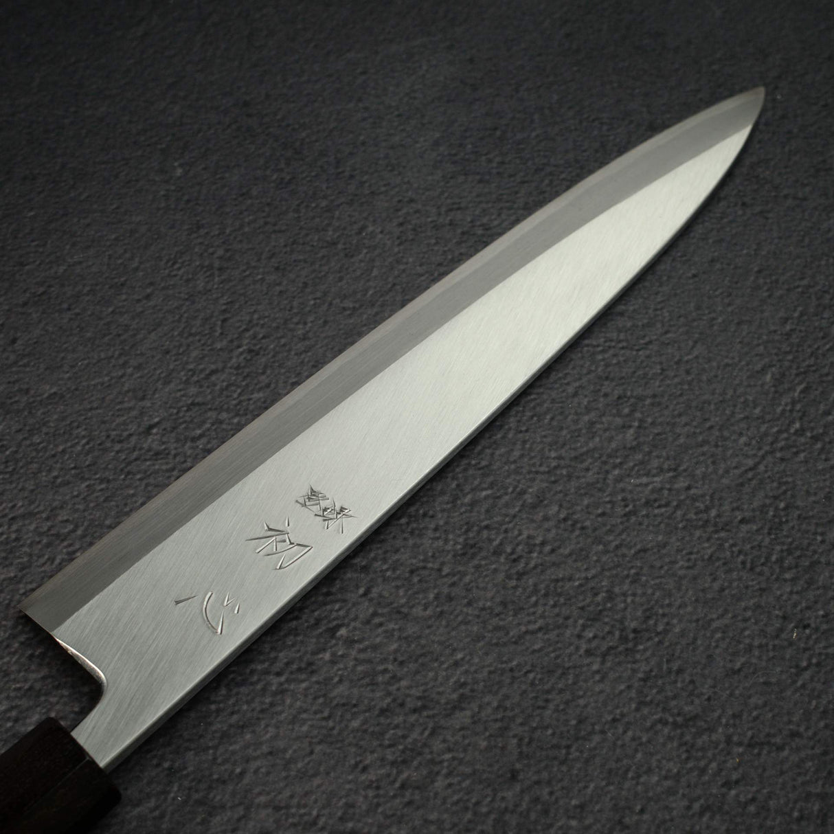 하츠코코로 x 묘진 시라사기 백2강 좌손용 미오로시 데바(생선손질칼) 270mm