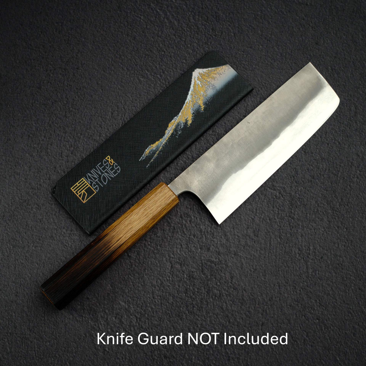 Matsubara Blue 2 Nakiri 165mm Nashiji Burnt Kashi