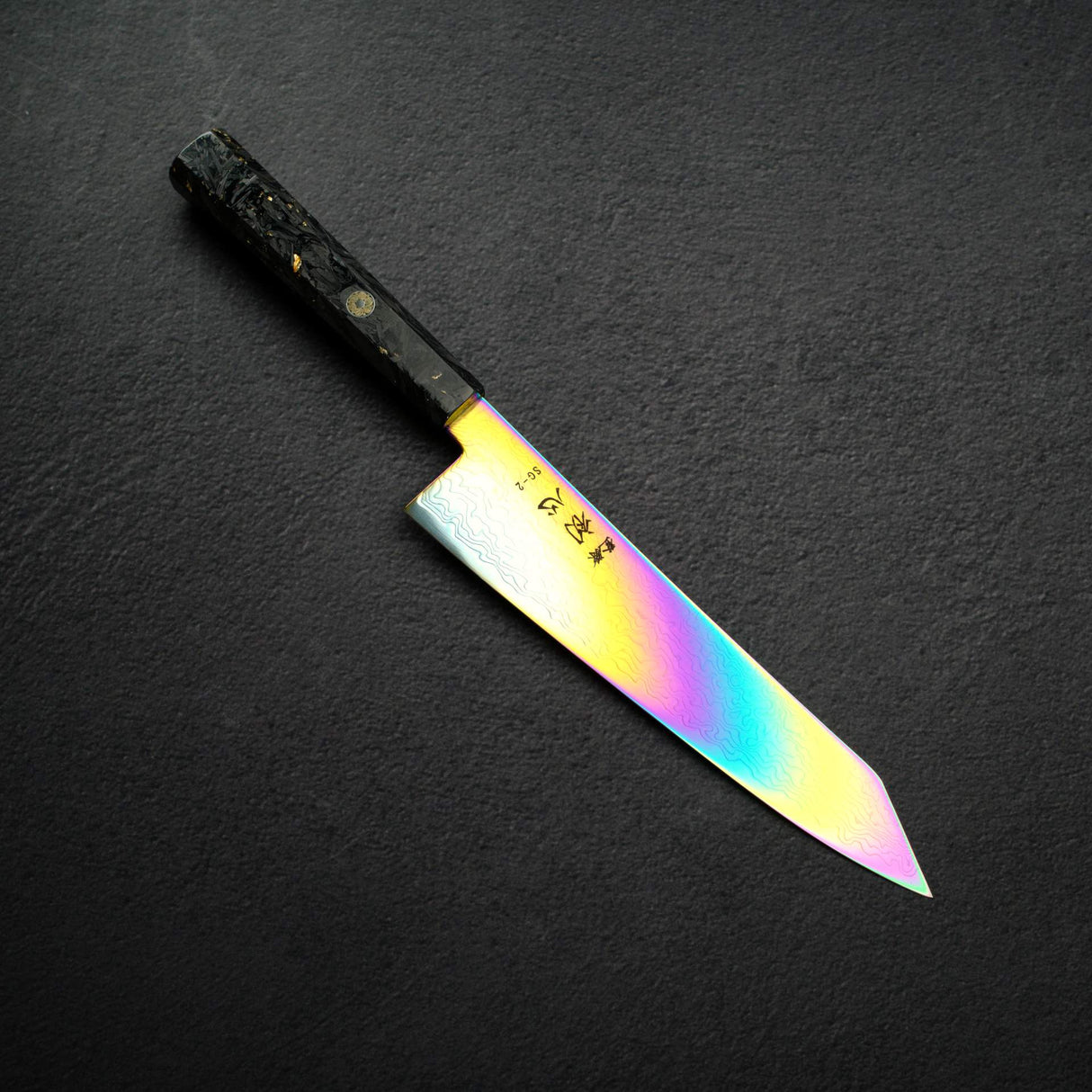 Hatsukokoro Ryuhyo SG2 Damascus Rainbow K-tip Gyuto 210mm