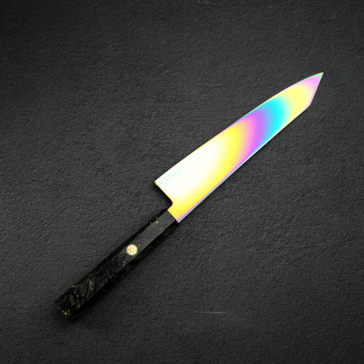 Hatsukokoro Ryuhyo SG2 Damascus Rainbow K-tip Gyuto 210mm