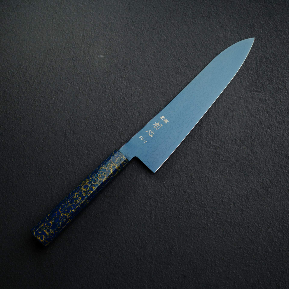 하츠코코로 류효 SG2 다마스커스 청지강 규토(셰프나이프) 210mm 우루시 핸들
