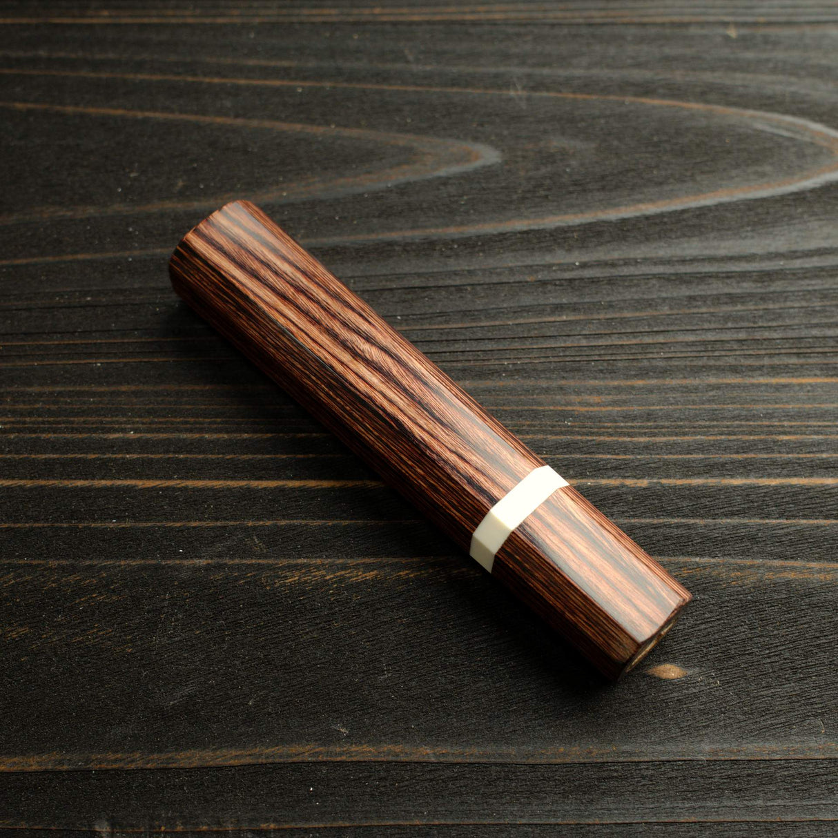K&S Sample Sale: Octagonal Dark Scheme Wood Handle for Gyuto 210mm