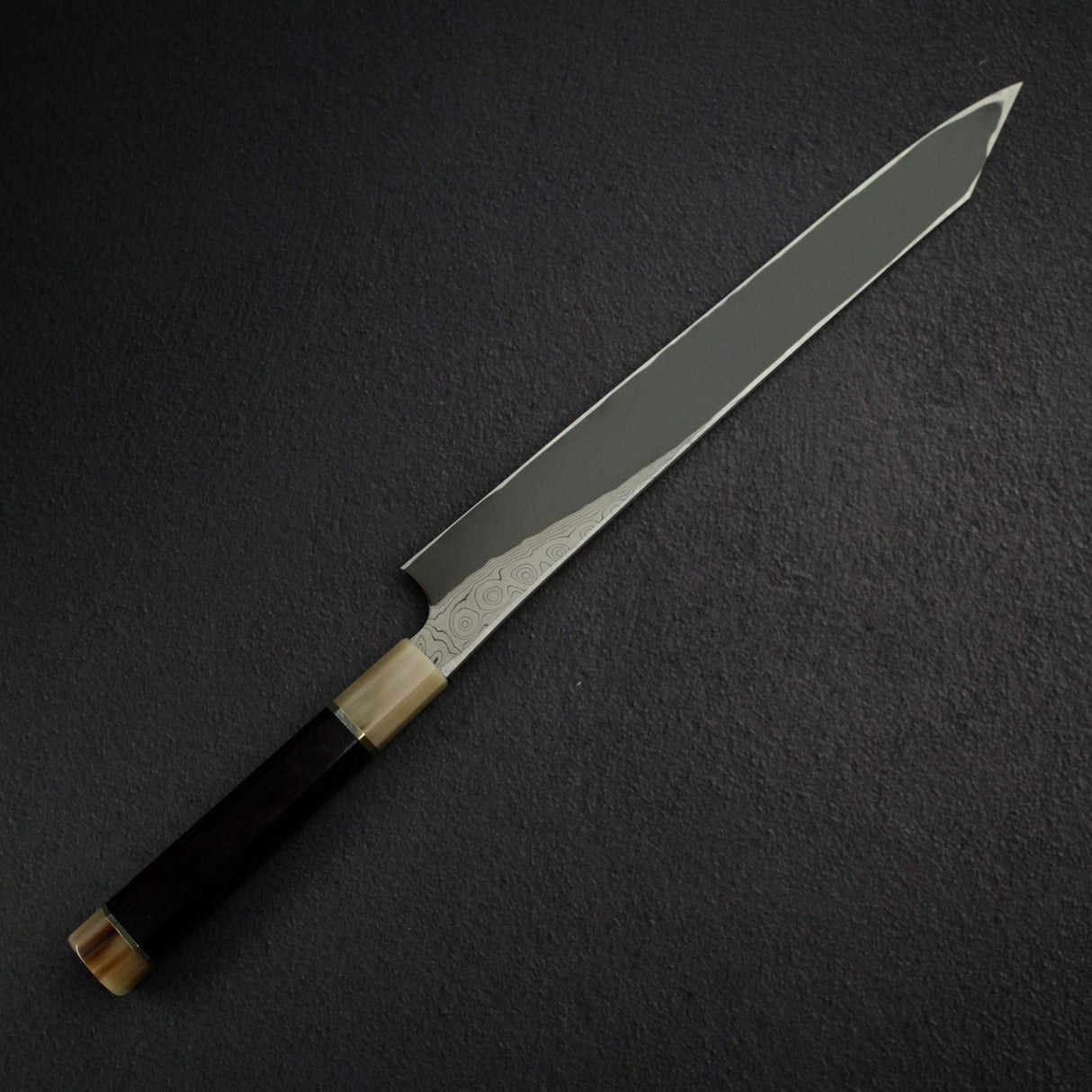 니가라 안몬 쿠로조메 청2강 다마스커스 키리츠케 야나기바(사시미칼) 330mm