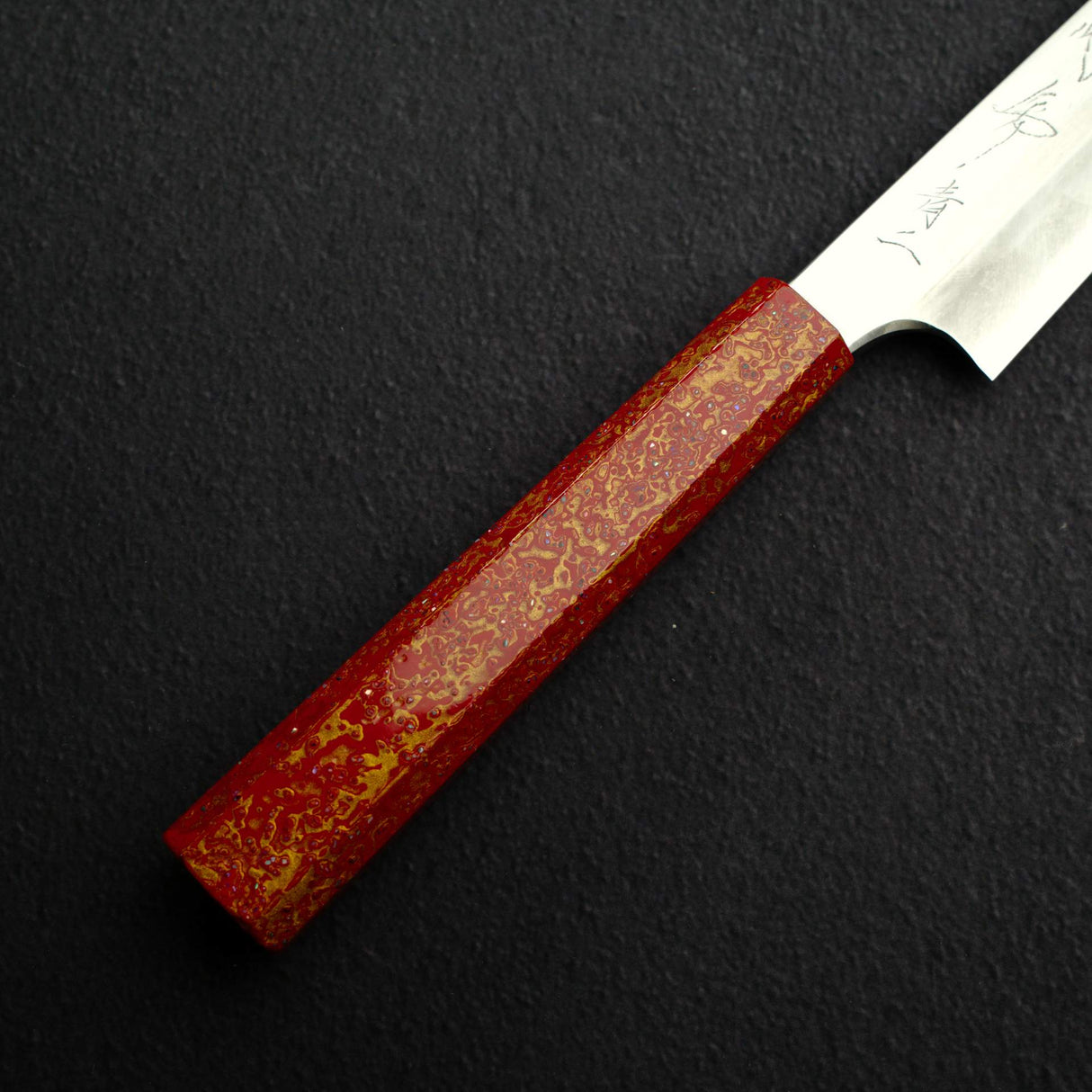 Mazaki Blue 2 Migaki Kiritsuke Yanagiba 240mm w/ Urushi Handle and Guard