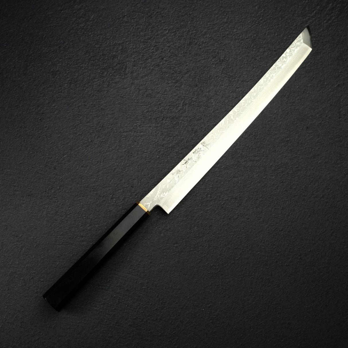 Shigeki Tanaka VG10 Damascus Sakimaru-Takobiki 300mm w/ Saya