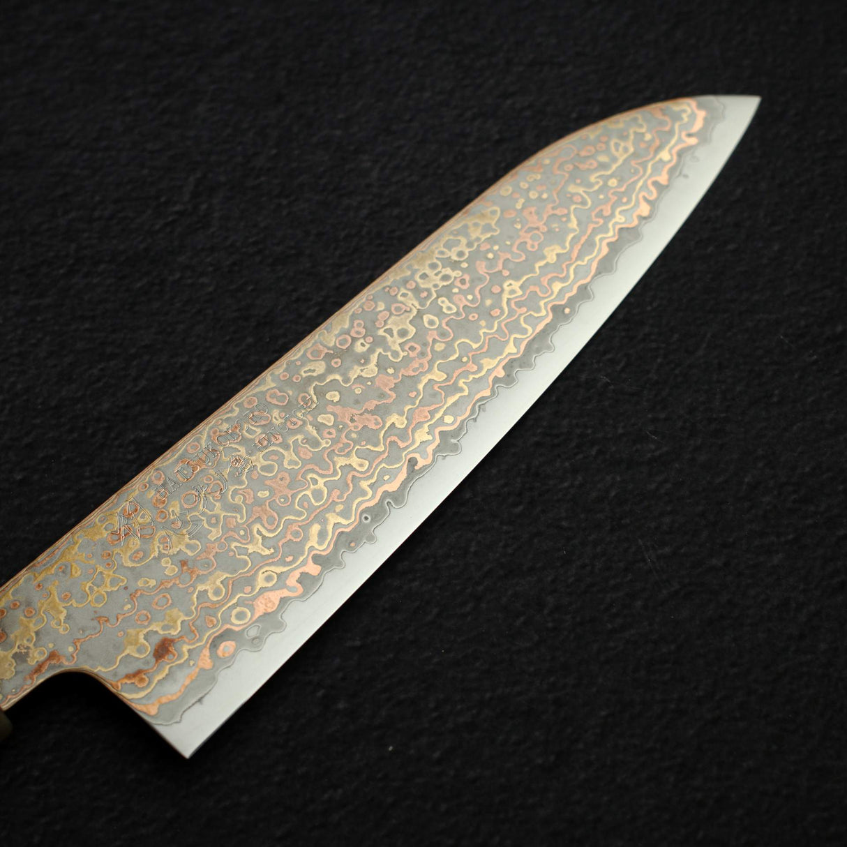 하츠코코로 히노토리 V-Toku 2 다마스커스 산토쿠(다용도칼) 180mm