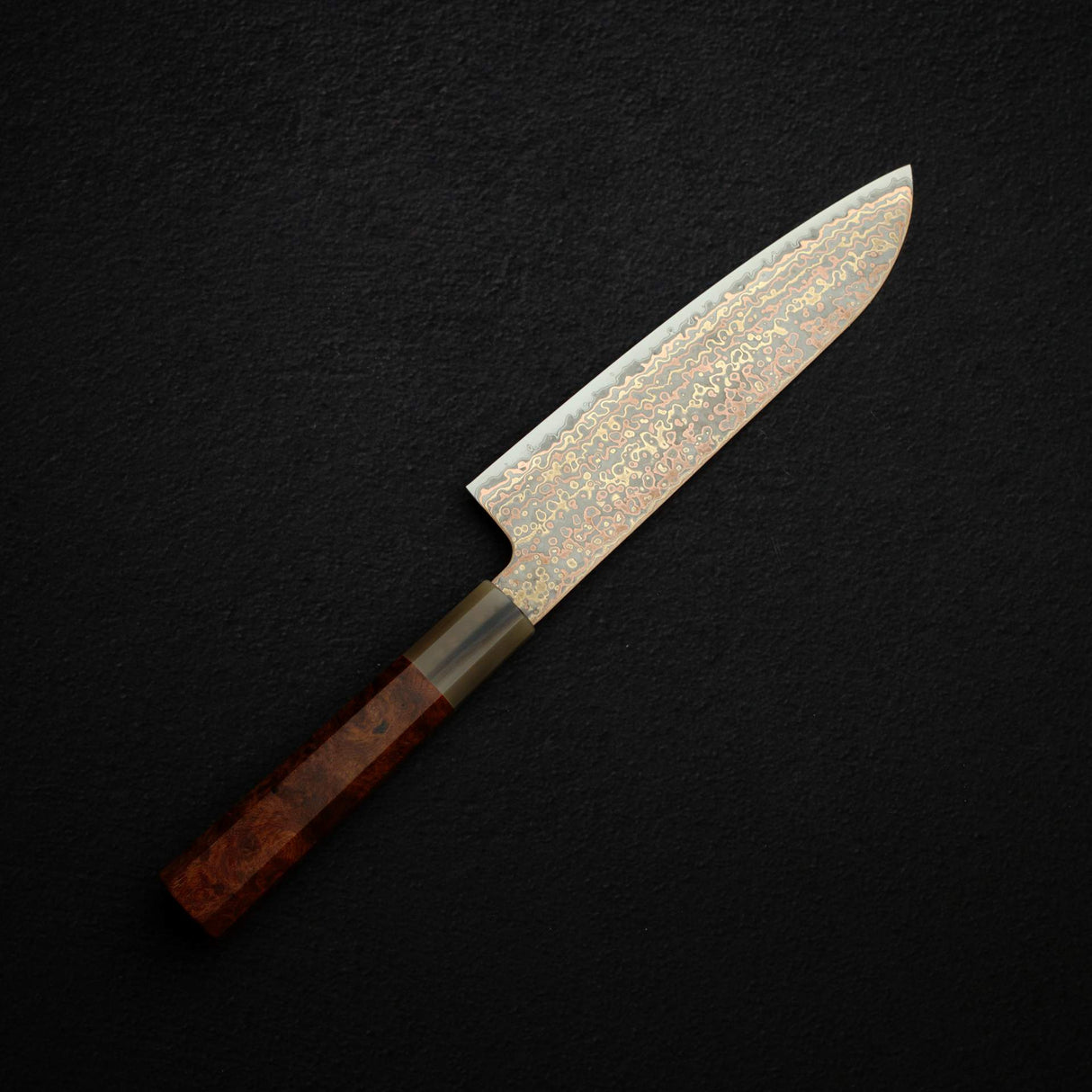하츠코코로 히노토리 V-Toku 2 다마스커스 산토쿠(다용도칼) 180mm