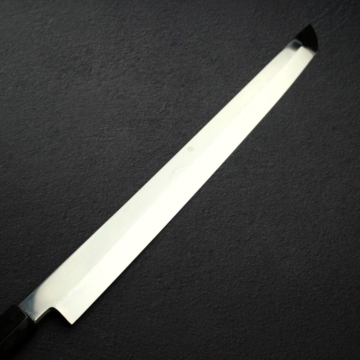 Exotic: Yoshikazu Ikeda White #1 Mizu-Honyaki Mt. Fuji Sakimaru Takohiki 390mm w/ Saya