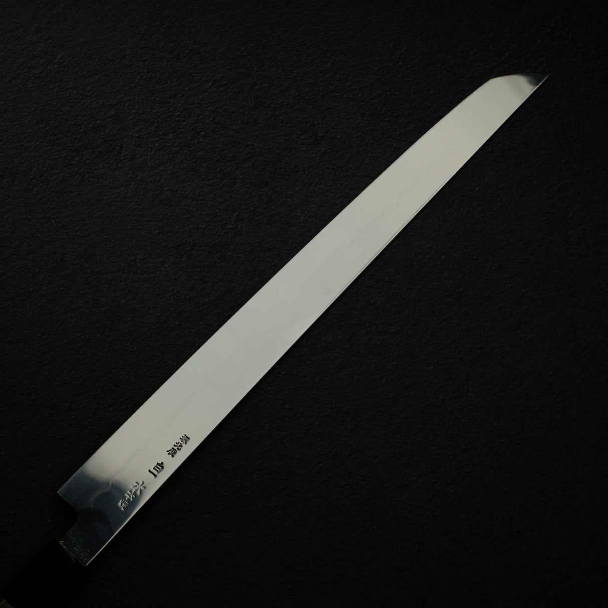 Exotic: Yoshikazu Ikeda White #1 Mizu-Honyaki Mt. Fuji Sakimaru Takohiki 390mm w/ Saya