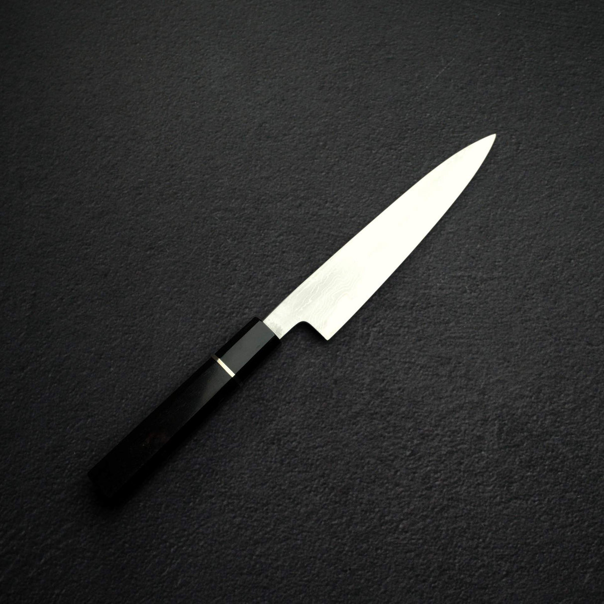 Hatsukokoro Komorebi Blue 1 Damascus Petty 150mm w/ Guard, Un-engraved