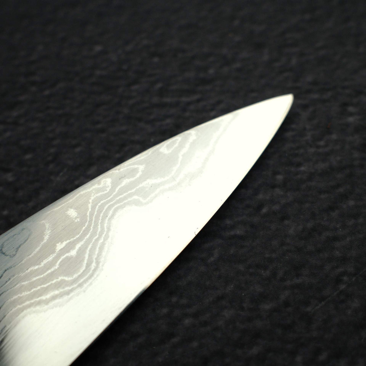 Hatsukokoro Komorebi Blue 1 Damascus Petty 150mm w/ Guard, Un-engraved