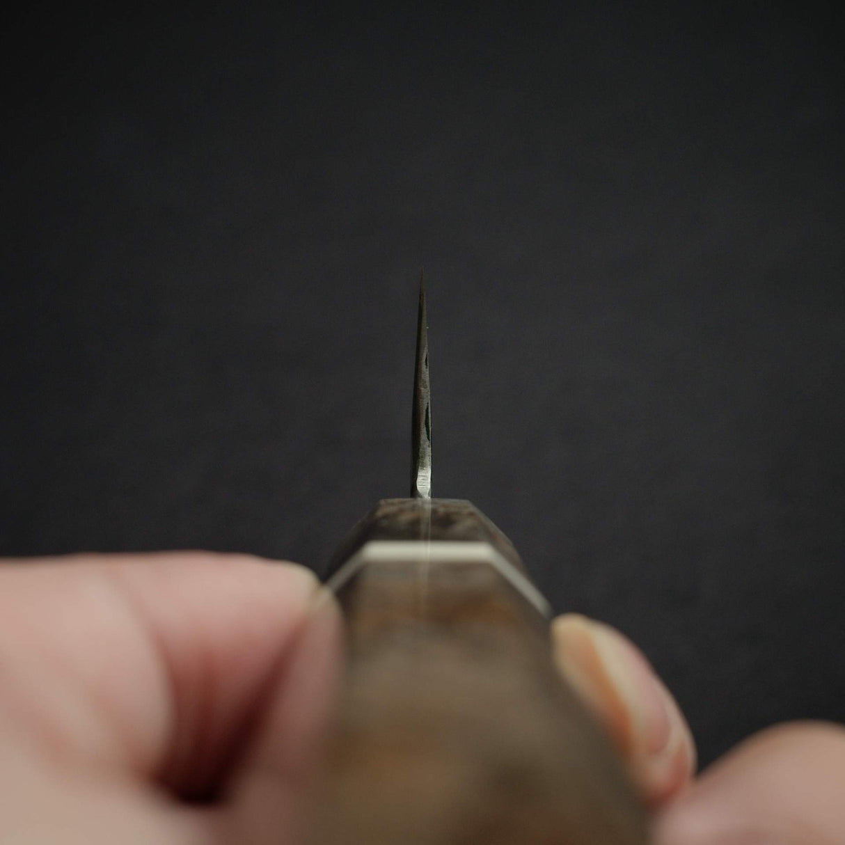 하츠코코로 x 나카가와 사토시 청1강 다마스커스 산토쿠(다용도칼) 170mm