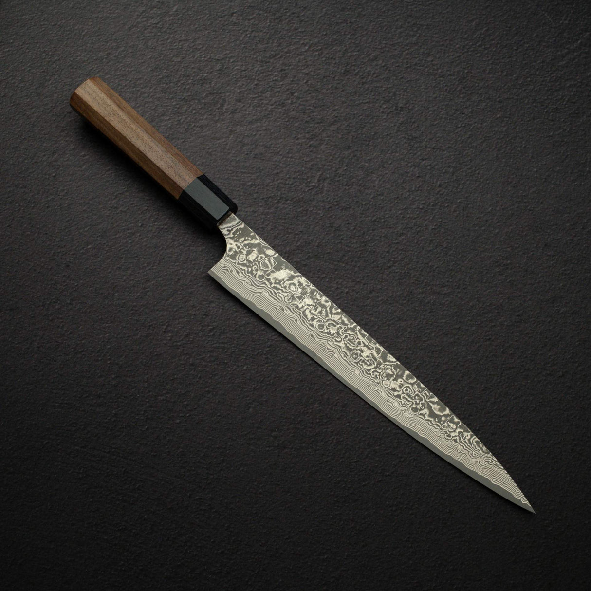사지 타케시 SG2 블랙 다마스커스 스지히키 240mm 로즈우드 핸들
