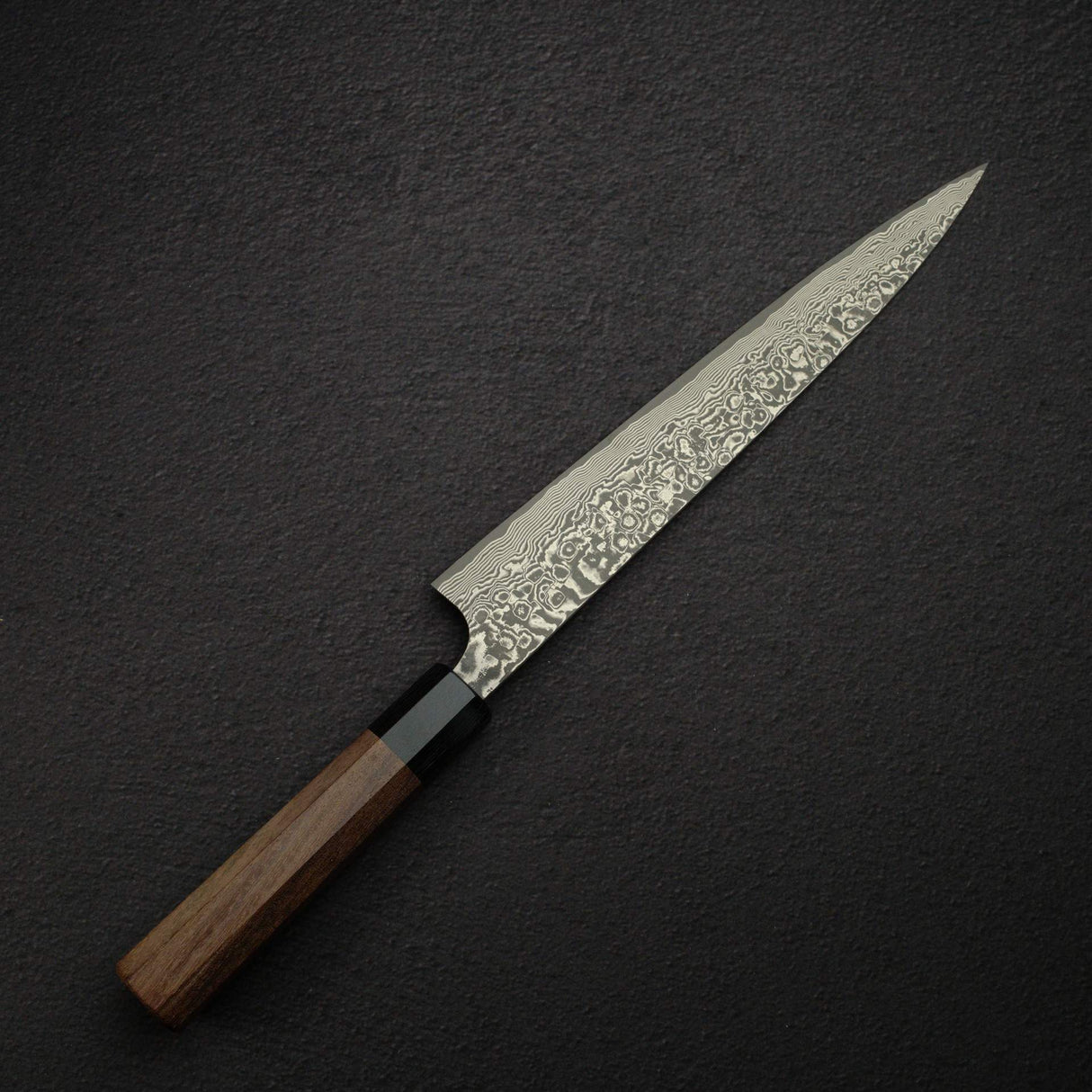 사지 타케시 SG2 블랙 다마스커스 스지히키 240mm 로즈우드 핸들