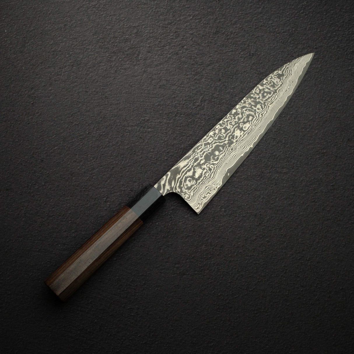사지 타케시 SG2 블랙 다마스커스 규토(셰프나이프) 210mm 로즈우드 핸들