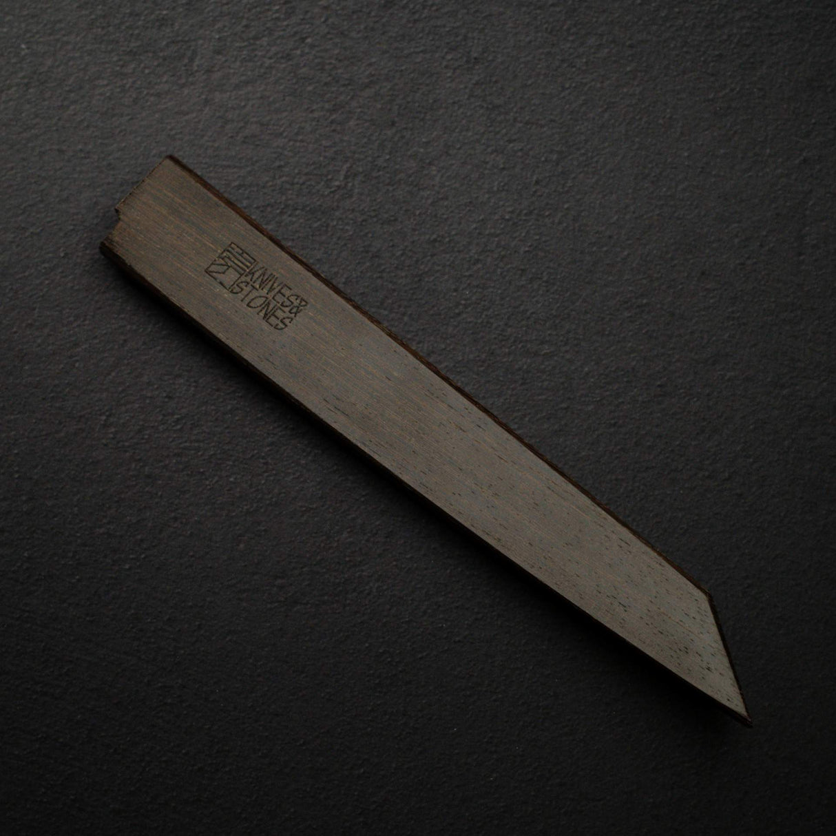 K&S Kritsuke (K-tip) Yanagiba Hardwood Saya, Left Handed Standard Profile