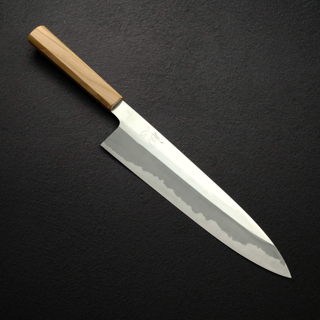 Hatsukokoro Komorebi Blue 2 Hon-kasumi Gyuto 240mm w/ Guard
