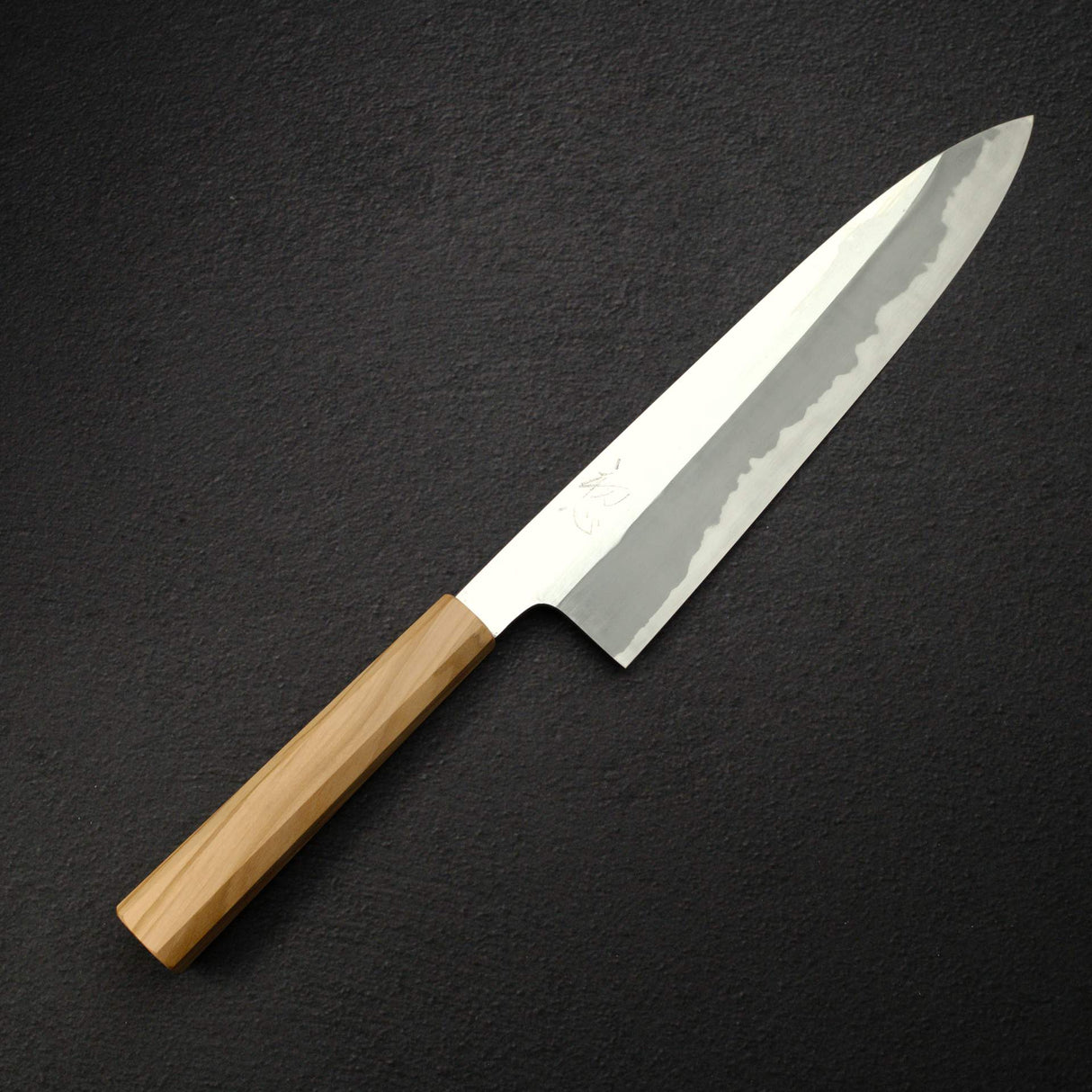 Hatsukokoro Komorebi Blue 2 Hon-kasumi Gyuto 240mm w/ Guard