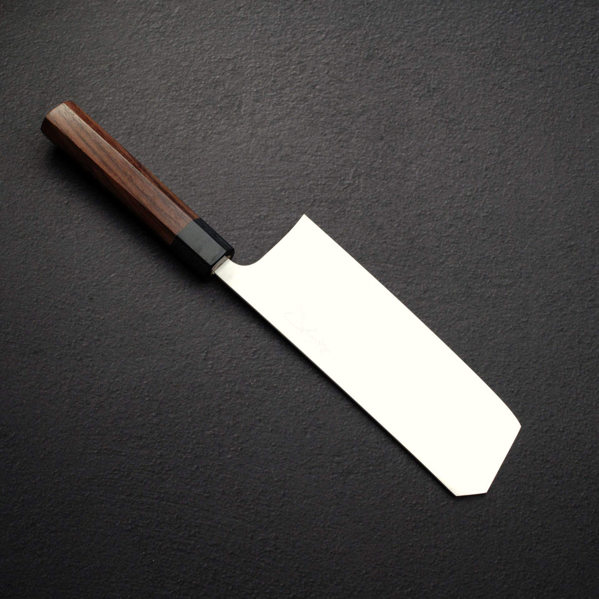 Shibata Koutetsu Chromax Boss Nakiri 175mm, Rosewood Handle