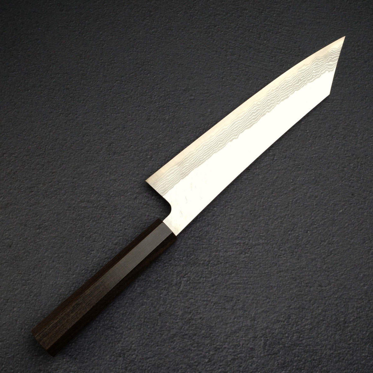 니가라 VG10 다마스커스 츠치메 K팁 규토(셰프나이프) 240mm 블랙 차카테 핸들