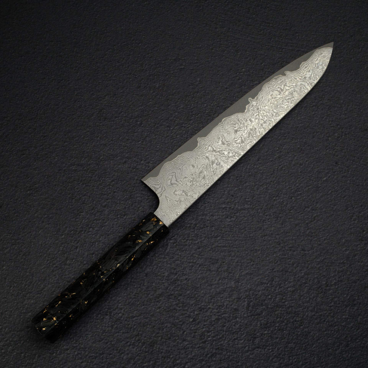 하츠코코로 x 니가라 VG XEOS 쿠로조메 다마스커스 규토(셰프나이프) 240mm 사야 포함