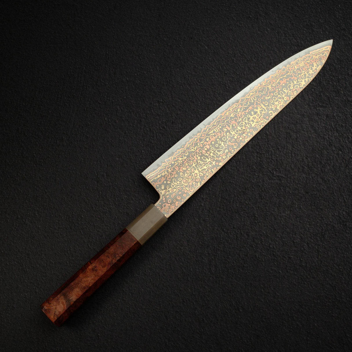 하츠코코로 히노토리 V-Toku 2 다마스커스 규토(셰프나이프) 240mm